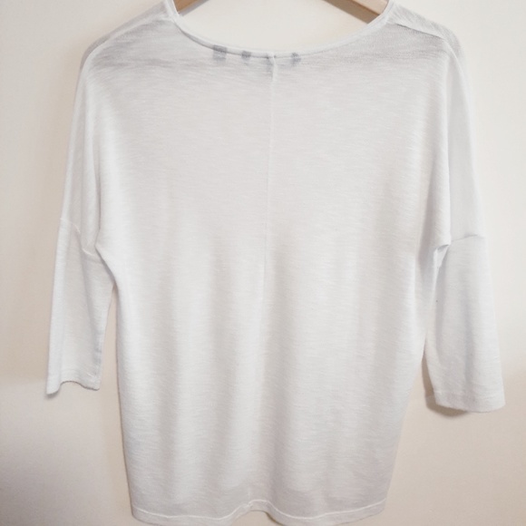 Vero Moda 3/4 Sleeve Top - White XS - Picture 2 of 3